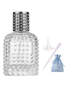 Botella de Atomizador de Perfume JJKMALL 50ml Vidrio Grueso