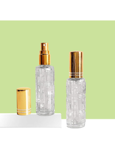 8 Botellas de Spray de Perfume AGENIZ 15ml Vidrio Recargables
