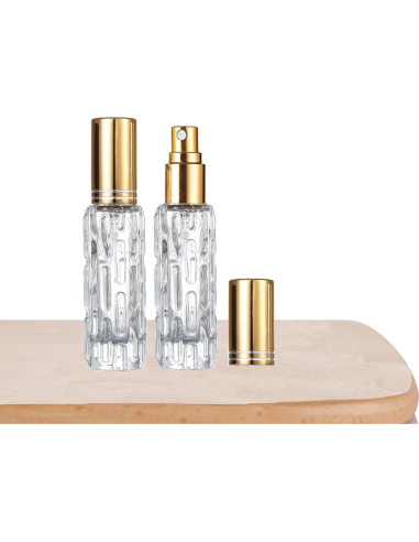 8 Botellas de Spray de Perfume AGENIZ 15ml Vidrio Recargables