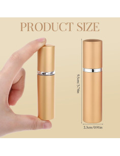 21 Piezas Botellas Mini Spray Recargables 10ml Simmaro 2