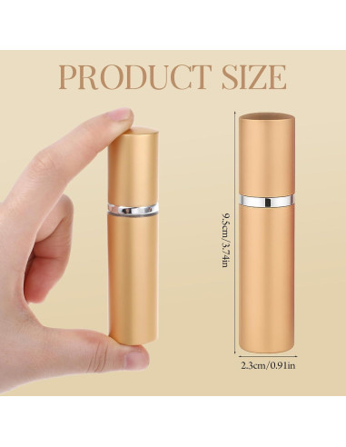 21 Piezas Botellas Mini Spray Recargables 10ml Simmaro