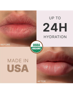 Bálsamo Labial Orgánico Beauty by Earth - Paquete de 4 Sin Sabor 2