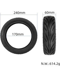 Neumático sin cámara 10" ZAITUO ZKLT-MXG2 para Ninebot 2