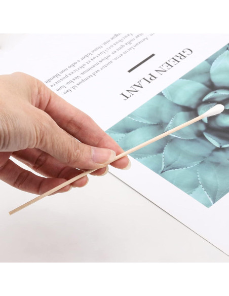 Bastoncillos de Algodón BTYMS 400 Unidades 15.24 cm Madera