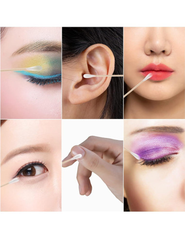 Bastoncillos de Algodón BTYMS 400 Unidades 15.24 cm Madera