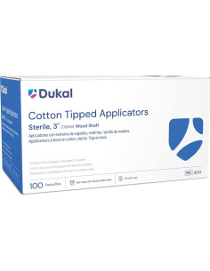 Aplicadores de Algodón Dukal 7.62 cm - 200 Bastoncillos Estériles 2