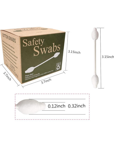 Bastoncillos de Algodón de Seguridad Quanzhou 216pcs Biodegradables