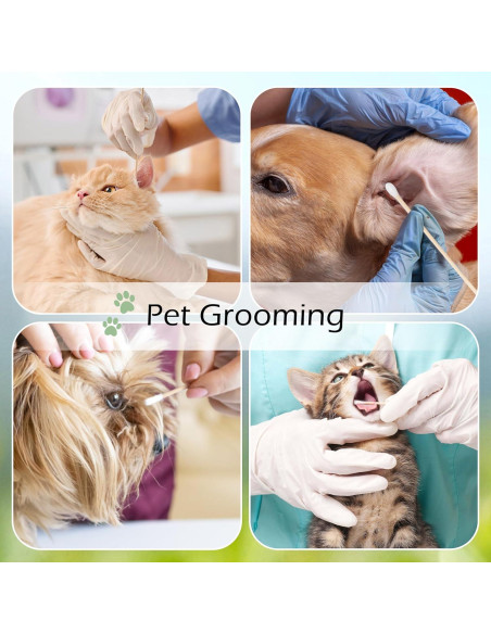 Bastones de Algodón Largos MoHern 400 Pcs 15.24 cm para Limpieza