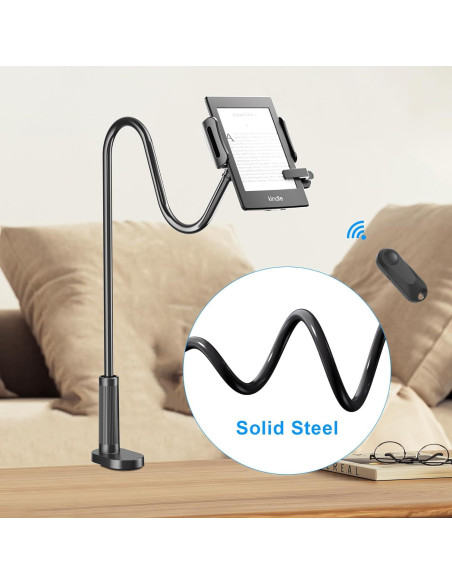 Soporte para Tableta con Cuello de Ganso Kefotic K2 Negro