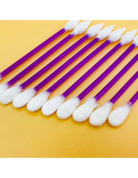 900 Bastoncillos de Algodón CGR con Punta Afilada y Aplanada