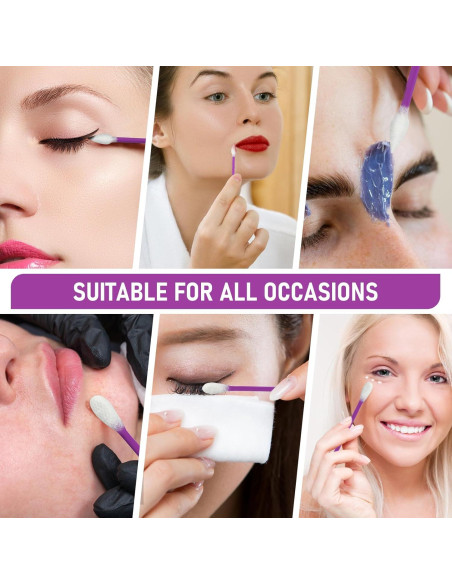 900 Bastoncillos de Algodón CGR con Punta Afilada y Aplanada