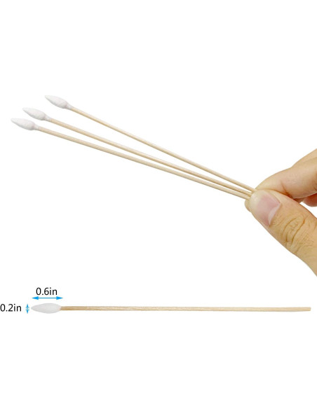 Hisopos de Algodón de Precisión 500pcs para Limpieza y Belleza