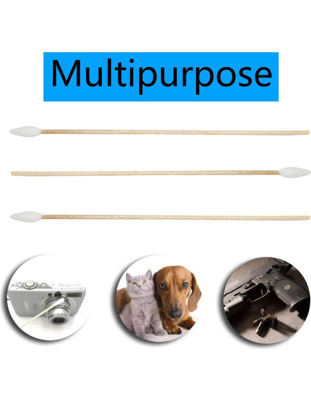 Hisopos de Algodón de Precisión 500pcs para Limpieza y Belleza