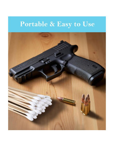 200 Bastones de Algodón Estériles de Madera 15 CM - Cuidado Personal 2