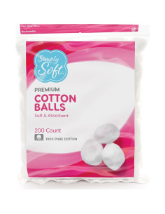Bolas de Algodón Simply Soft 600 Unidades 100% Puro 2