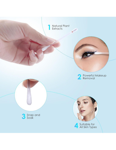 Q-tips Desmaquillantes Loffeyo 50 Unidades con Lirio Blanco