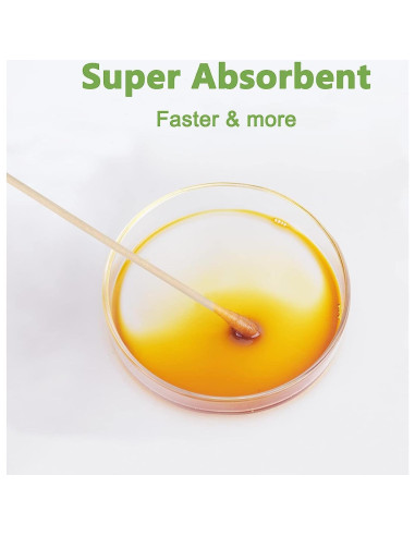 Bastones de Limpieza de Armas Garrelett 200PCS Algodón 15.24cm