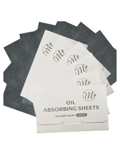 Papel Absorbente de Aceite Facial KUKUGO - 600 Hojas Naturales