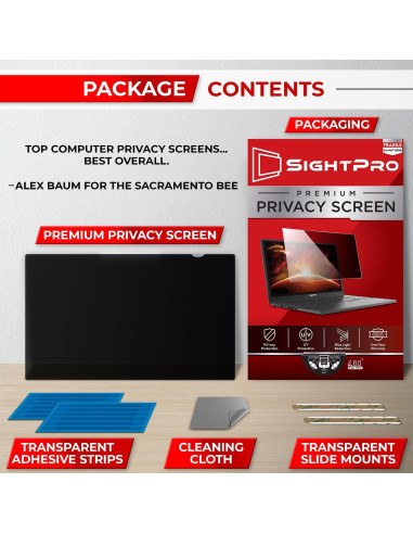 Filtro de Pantalla Privada 14" SightPro - Antirreflejo 16:9