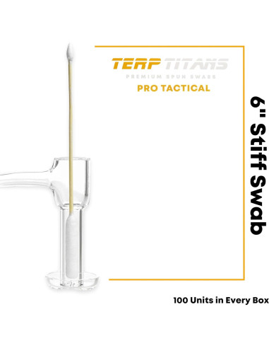 Bastones de Algodón de Bambú TerpTitans 15 cm - Paquete de 2