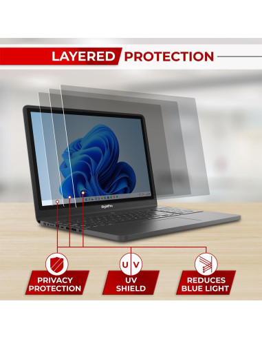 Filtro de Pantalla Privada 14" SightPro - Antirreflejo 16:9