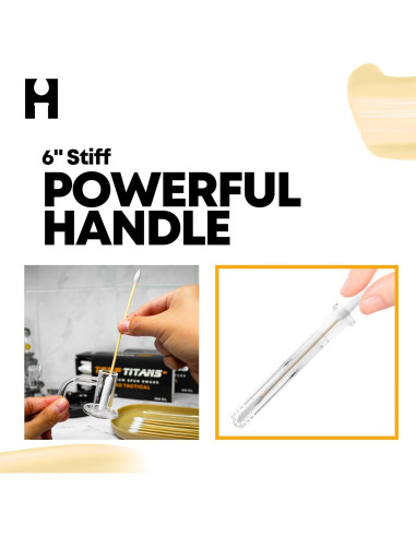 Bastones de Algodón de Bambú TerpTitans 15 cm - Paquete de 2