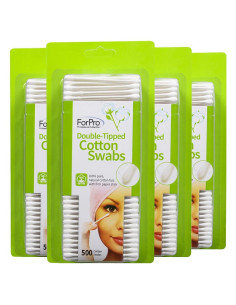 Hisopos de Algodón ForPro 100% Biodegradables 500-Cuenta