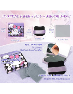 Papel Absorbente de Aceite BOROLA 100 Hojas con Espejo 2