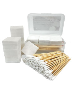 PINGMIC Kit de Limpieza de Armas - 300 Parches y 200 Hisopos