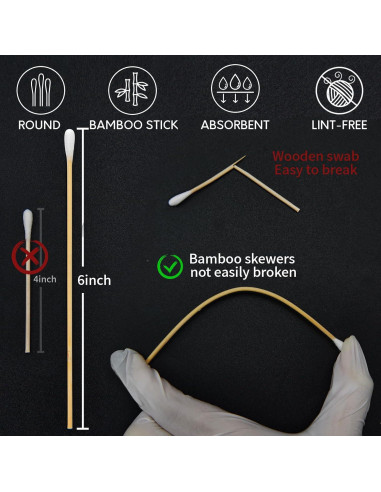 PINGMIC Kit de Limpieza de Armas - 300 Parches y 200 Hisopos