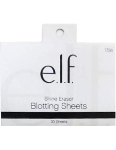 Hojas Eliminadoras de Brillo e.l.f. - 30 Unidades