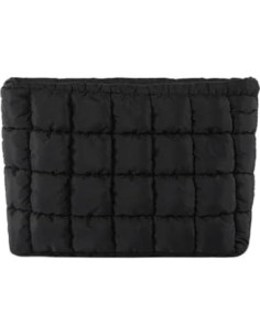 Bolsa de Maquillaje Acolchada Puffy para Mujeres - Negro 2