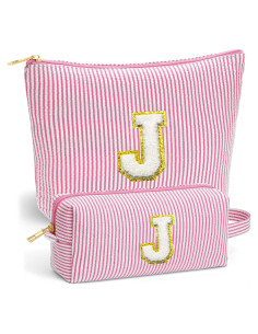 Bolsa de Aseo Portátil Rosa para Mujeres - Set de Maquillaje de Viaje