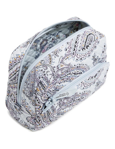 Organizador de Maquillaje Grande Vera Bradley - Algodón Reciclado