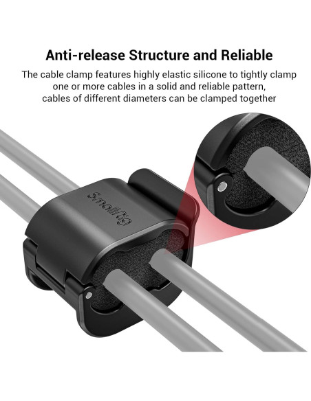Abrazadera para Cámara SmallRig 4 pcs Soporte de Cable 2-7mm