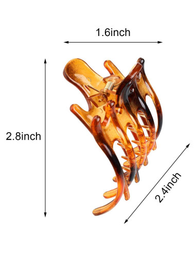 Clips de Pelo Antideslizantes Syhood - 6 Piezas en 3 Colores