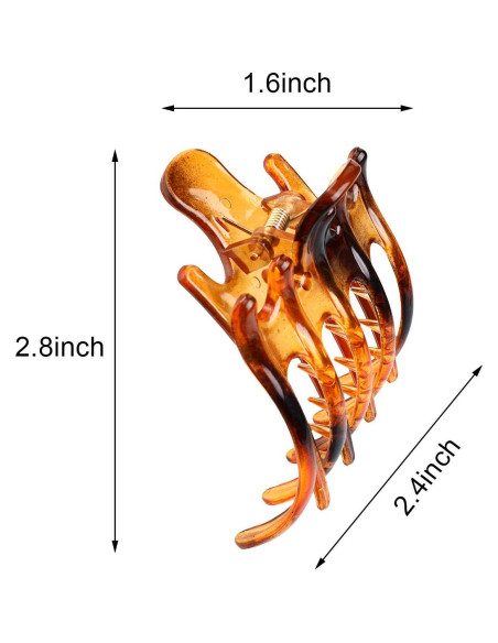 Clips de Pelo Antideslizantes Syhood - 6 Piezas en 3 Colores
