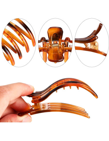 Clips de Pelo Antideslizantes Syhood - 6 Piezas en 3 Colores