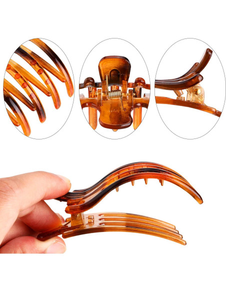 Clips de Pelo Antideslizantes Syhood - 6 Piezas en 3 Colores