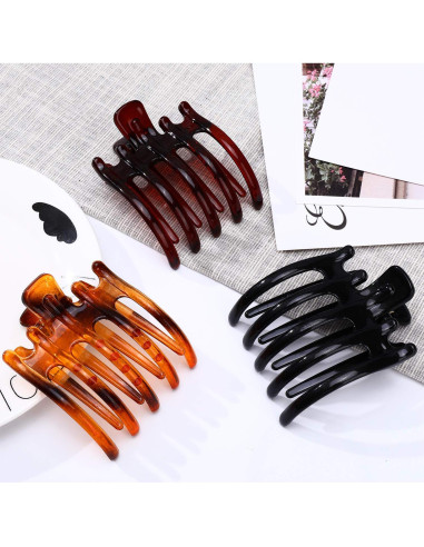Clips de Pelo Antideslizantes Syhood - 6 Piezas en 3 Colores