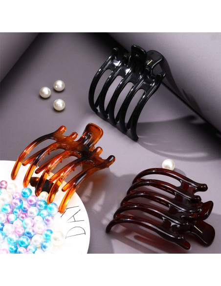 Clips de Pelo Antideslizantes Syhood - 6 Piezas en 3 Colores