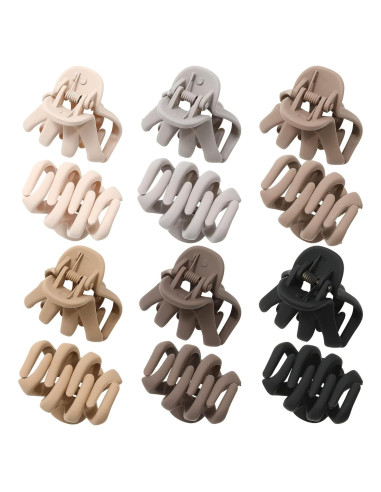 Clips de Garra Pequeños AWAYTR 12 Pcs Antideslizantes