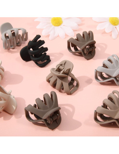 Clips de Garra Pequeños AWAYTR 12 Pcs Antideslizantes