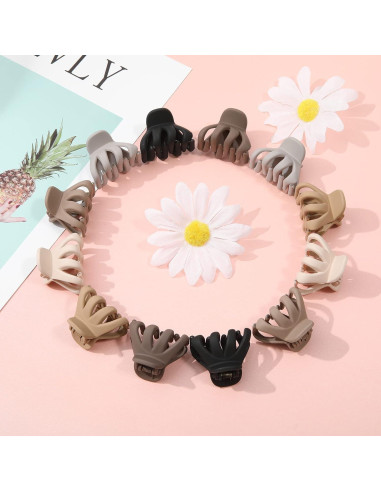 Clips de Garra Pequeños AWAYTR 12 Pcs Antideslizantes