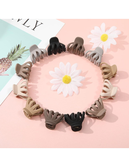 Clips de Garra Pequeños AWAYTR 12 Pcs Antideslizantes