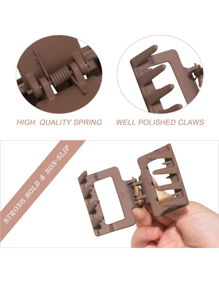 Clips de Garra Medianos para Cabello Cobinaan - 6 Colores Clips de Garra Medianos para Cabello Cobinaan - 6 Colores