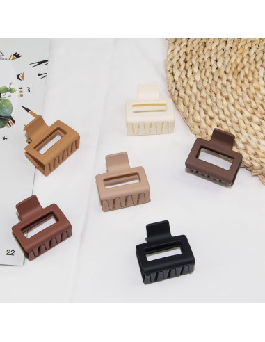 Clips de Garra Medianos para Cabello Cobinaan - 6 Colores