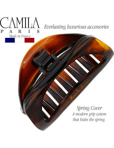 Clip para el cabello Camila Paris CP1561 8.25 cm tortuga 2