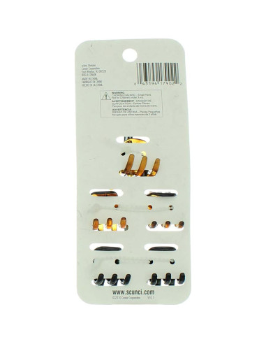 Pinzas Mini de Mandíbula Scunci Sin Deslizamiento - 5 Unidades