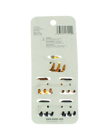 Pinzas Mini de Mandíbula Scunci Sin Deslizamiento - 5 Unidades